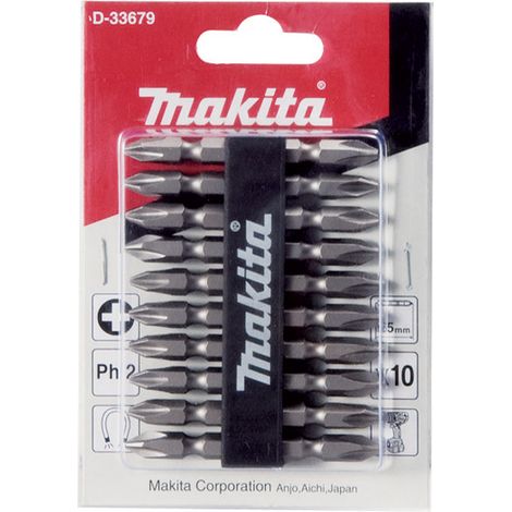 MAKITA D-34366 SET DE PUNTAS DOBLES IMANTADAS PH2