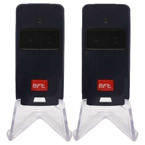2er-Pack Mitto Cool C2 Fernbedienungen (ersetzt MITTO 2B Art.-Nr.: rcb02 r1) – 2-Tasten-Fernbedienung, 433,92 MHz, Rolling Code für Tore und Garagentore (1/2)