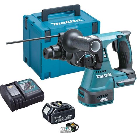 Makita DHR242 18v LXT Li-Ion 3 Mode 3KG SDS Rotary Hammer Drill + 4.0ah +Charger
