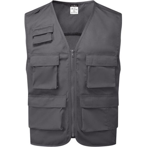 Chaleco de trabajo C704 XXXL Gris metálico (1/2)