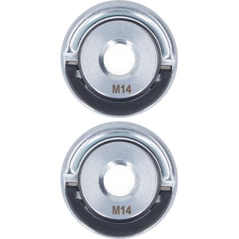Écrou de Flange M14 pour Meuleuse, 2 Pièces - Autobloquant Alliage Métal, Diamètre 45mm (1/5)