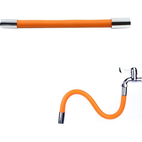 30 cm Universal-Armaturenverlängerungsrohr – Flexibler Strahlregler – Biegsamer, formbarer Silikonschlauch für Küche, Bad und Spüle (1/5)