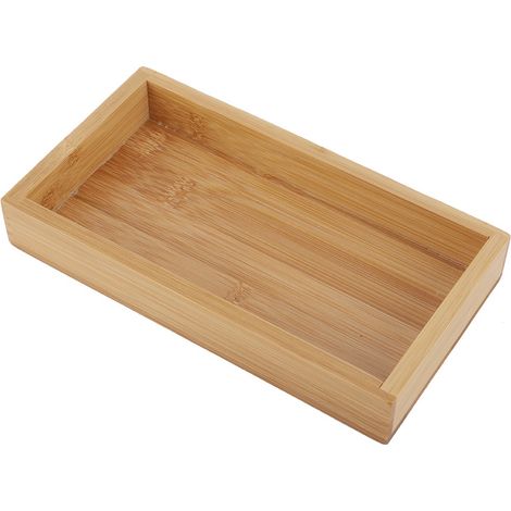 Plateau de service rectangulaire japonais pour fruits, thé et autres aliments, idéal pour les restaurants et la maison (19,2 x 10,2 x 3 cm) (1/5)