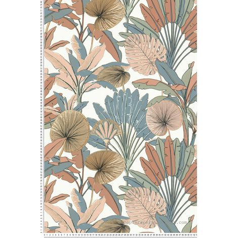 Papier peint Nature Bleu Séjours & Chambres Lutèce