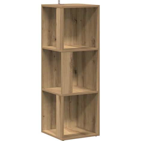 Maison Exclusive - Mobile Angolare Rovere Artigianale 33x33x100 cm in Truciolato