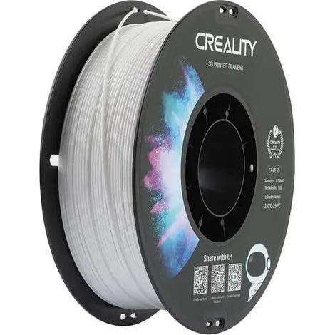 Filamento Creality CR-PETG diametro 1.75 mm bianco (1/3)