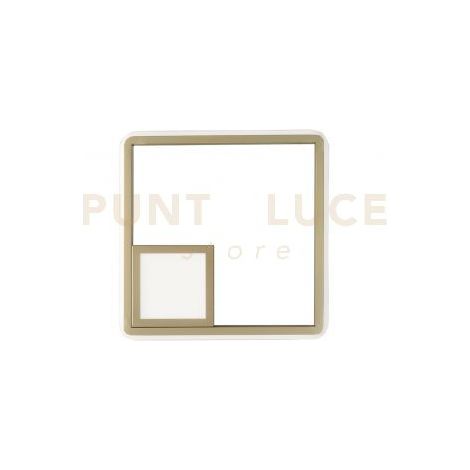 PLAFONIERA DOWEL ORO LED 3000K 22W 1817LM 24CM DIMMERABILE