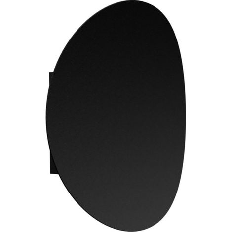 Applique led lampadari bartalini bals ip20 alluminio monoemissione, finitura metallo nero