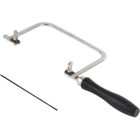 Lames de Scie à Bijoux Portables, Scie Réglable pour Bijoux avec Lames de Scie, Scie à Métaux, Fil de Scie pour Bijoux, Outil avec Poignée pour le Traitement de Bijoux