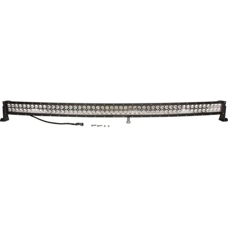 Barra de luces de trabajo LED'300W 25500 lm rectangular 12 / 24V luz blanca 1371,6 x 79,5 mm terminal Deutsch combinada curva