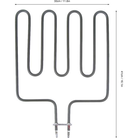 Résistance chauffante électrique pour poêle à sauna en acier inoxydable à chauffage direct SCA-2000W 41x30 cm accessoire de rechange 1 pièce maison hôtel club fitness (1/5)