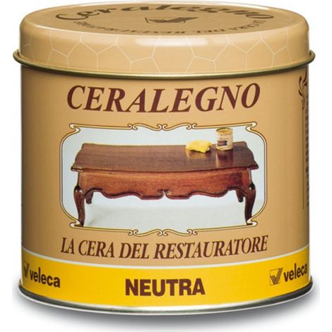 Cera d'Api in Pasta per Legno Veleca Art. 310 colore Neutro 500 ml