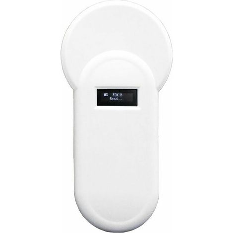 Lecteur de puce pour animaux de compagnie, QttvbTna, Noir/Blanc