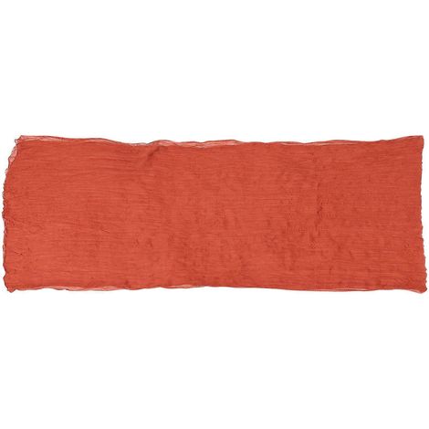 Nappe rustique pour fête, chemin de table décoratif en mousseline (1/5)