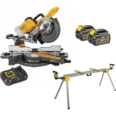 DEWALT DCS727T2X23 54v Slide mitre saw 250mm blade