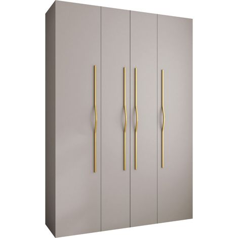 Armario Hartford 564, Cachemira, 246x170x52cm, Puertas de armario: Con bisagras, Número de estantes: 12 (1/5)