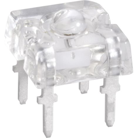 Vishay TLWR7600 LED bedrahtet Rot Rechteckig 7.6 x 7.6 mm 30 ° 70 mA 2.2 V