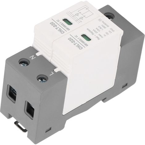 Dispositif de protection contre les surtensions 2P 10 kA à 20 kA pour usage domestique, 385 V CA (1/5)