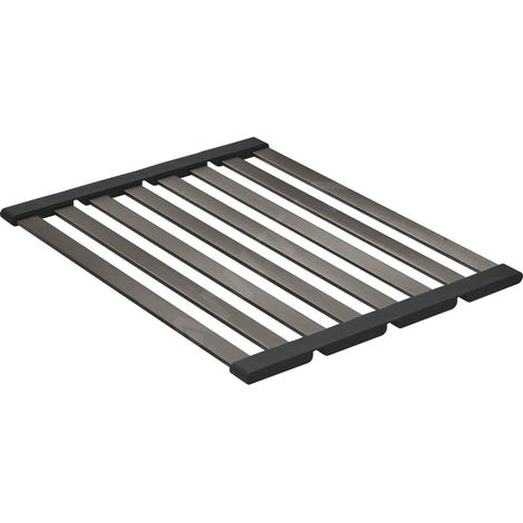 Égouttoir pour évier de cuisine 40856 450x348mm graphite dur brossé (1/2)