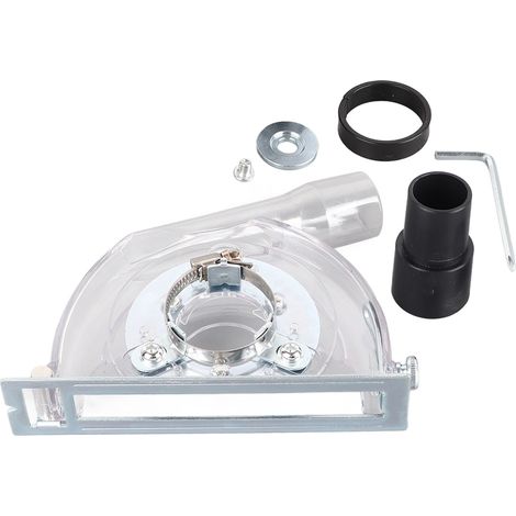 Cubierta Antipolvo Para Amoladora - 100 125 150 Mm - Compatible Con Discos De Sierra De 115 125 Mm - Profundidad Ajustable Hasta 27 Mm - Carcasa De Pc Transparente (1/5)