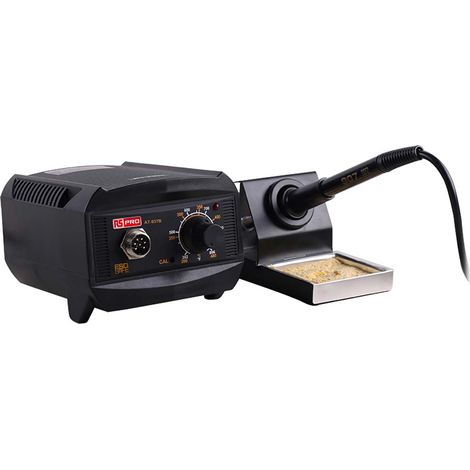 Rs Pro – Station de soudage 80W – Tension 230V – Température max 480°C – Affichage analogique – Pour soudures précises