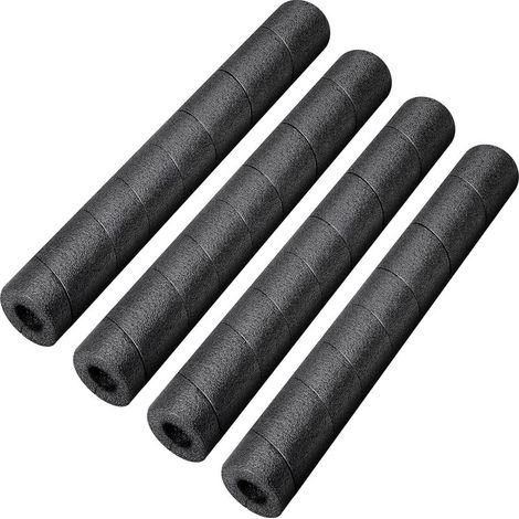 Lot de 4 protections multifonctionnelles pour tuyaux de piscine, en mousse noire de 40 cm, pour poignées et tuyaux d'eau en hiver.-AquaForge (1/5)