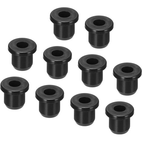 Gummitüllen – 10er-Pack – Schwarzes Silikon – Kabelschutz – 8-mm-Löcher – Für Auto und Haushalt – 8 mm Durchmesser (1/3)