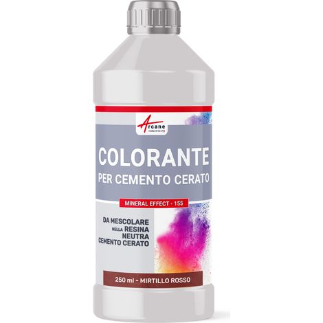 COLORANTE PER CEMENTO CERATO MINERAL EFFECT - 155 - 250 ml Mirtillo rosso - ARCANE INDUSTRIES