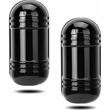 Barrera infrarroja, sensor infrarrojo digital de pulso de 100 m, detección activa, haz infrarrojo, barrera invisible, alarma impermeable (1) (1/4)