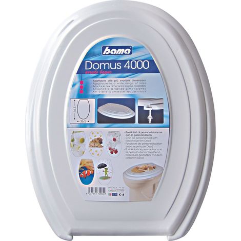 Copriwater Tavoletta Wc in abs universale domus bama (1/2)