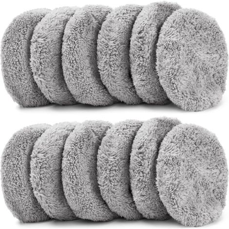 Lot de 12 chiffons pour robot de nettoyage de vitres, en microfibre, lavables en machine, réutilisables, accessoires lavables pour C65, DDC55, CL3(15cm) (1/5)