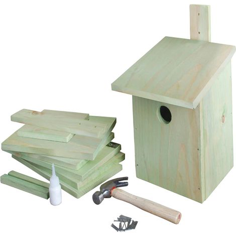 Esschert Design Kinder - Vogelnistkasten - Bausatz zum Basteln - FSC® Holz (1/2)