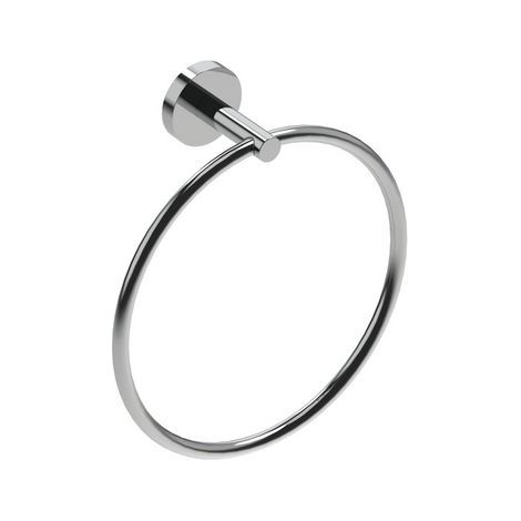 PORTA ASCIUGAMANI AD ANELLO MOD. CLASS- Nero cm 21 x h.23 x 7- METAF- pezzi 1