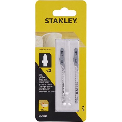 STANLEY STA21042 2 LAME LEGNO RETT.T/FINE ATT T