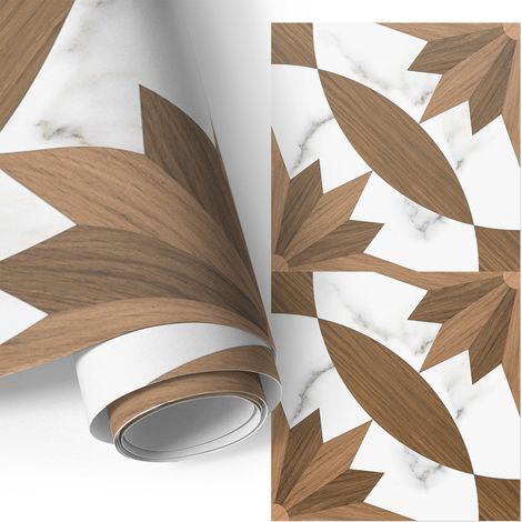 Klebefolie für Möbel - Möbelfolie - Selbstklebefolie - Kleiderschrank - Kommode - Schreibtisch - Holz und Marmor 50x100 cm