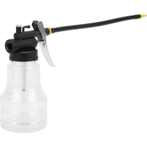 Bidon d'huile machine haute pression, lubrificateur manuel transparent 250ml, équipement de remplissage à long tube pour atelier domestique. (1/5)