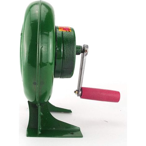 Ventilatore manuale per forgia da fabbro a manovella, per campeggio/picnic/esterno, grande accessorio per griglia, regalo, 150 W (1/4)