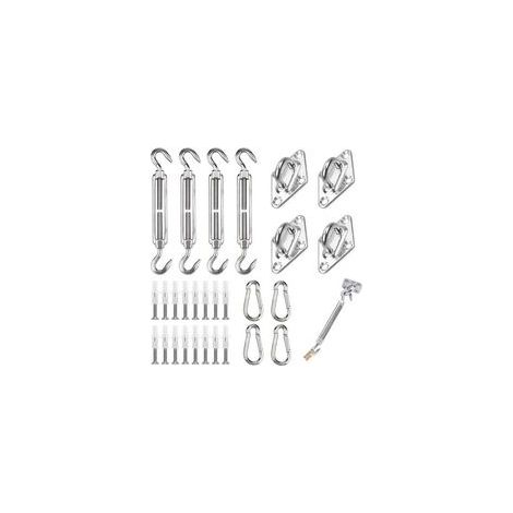 44 pcs Kit de Fixation pour Voile D'ombrage, avec caractéristiques : 44PCS, Kit (1/5)