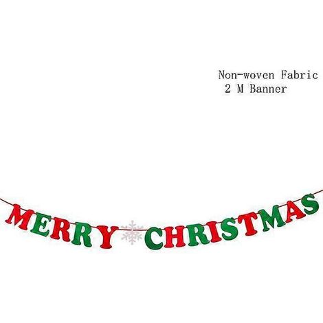 Bannière de Noël avec le Père Noël, décorations de Noël pour la maison, ornements de Noël à suspendre, fête de fin d'année, Navidad Kerst, Nouvel An 2017 (1/5)