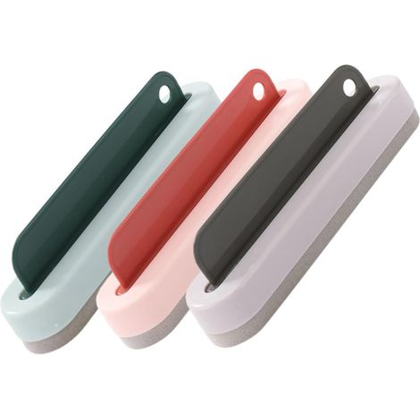 Juego de 3 piezas de limpiacristales multiusos para ventanas, baño y coche: diseño antideslizante y ergonómico para una limpieza eficaz.