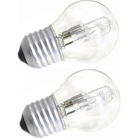 Lot de 2 ampoules de rechange E27 résistantes à la chaleur pour four et cuisinière.-7.50X4.50X4.50CM-transparent color