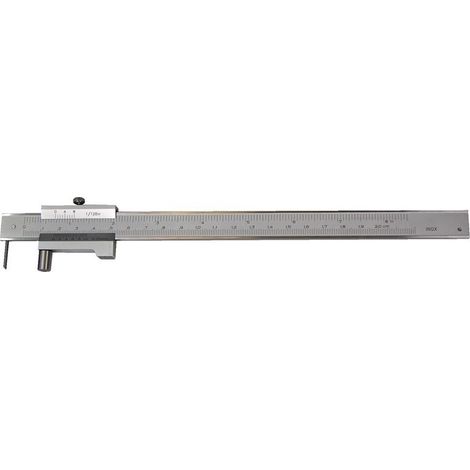 Pied à coulisse à tracer avec galet - 200 mm - Inox - pointe carbure - 0,05 mm MIB AFSM200