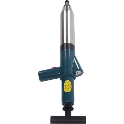 Déboucheur Air Drain en inox, nettoyeur haute pression pour canalisations, outil de débouchage tuyau avec pompe manuelle (1/5)