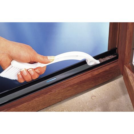 WENKO Brosse de nettoyage pour portes et fenêtres (1/5)