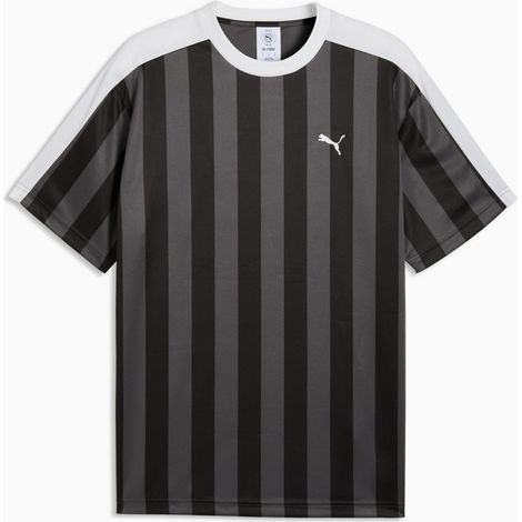 Puma ESS T7 Herren-Fußballshirt mit Streifenmuster, schwarz, 69219501, Größe XL (1/5)