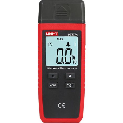 Unit UT377A Feuchtigkeitsmessgerät rot und grau