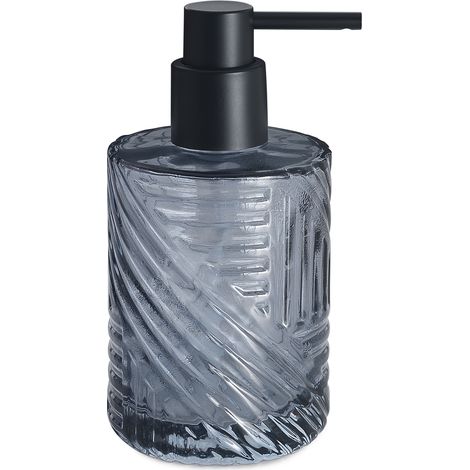 Dosasapone con erogatore in plastica nera d'appoggio CR80 Gedy serie CORINNE Blu (1/2)