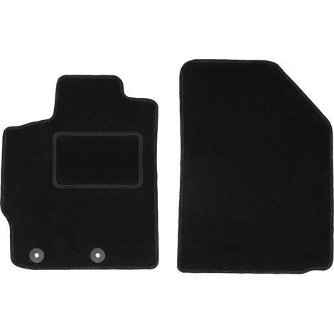 Tapis avant noirs pour Toyota Yaris II à hayon (2005-2011)