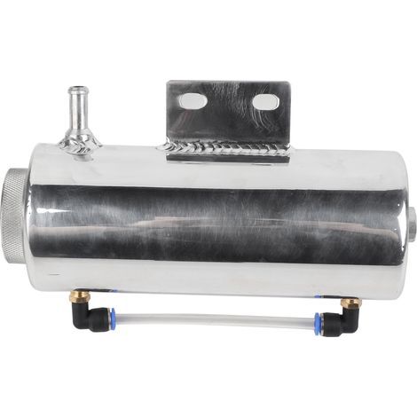 Réservoir de liquide de refroidissement à débordement en alliage d'aluminium de 500ML, réservoir de refroidissement pour radiateur, prise d'eau (1/5)