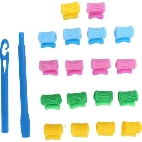 Rouleaux à Cheveux Spiraux Professionnels avec Crochet pour Boucles DIY - Kit Coiffure (1/5)